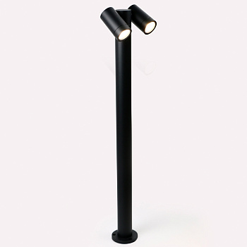 Садово-парковый светильник General GPF-2MR16-GU10-R-IP65 Черный Высокий Люмикс General