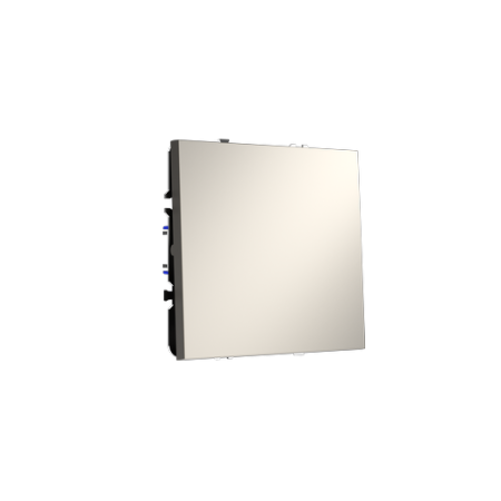 Проходной переключатель встраиваемый Voltum S70 одноклавишный 10А, (кашемир)