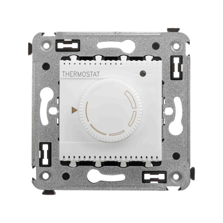 Термостат для теплых полов в стену, "Avanti", "Белое облако" DKC