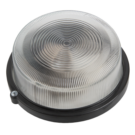 Светильник ЖКХ НПП "Рондо" 03-100-005.03, прозрачный, черный, без решетки General