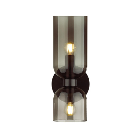 Бра с выкл.E14 2*60W ORINOCO черный/дымчатый ODEON LIGHT