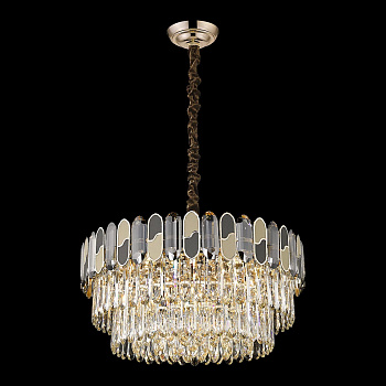 Люстра подвесная Золотой/Прозрачный E14 13*40Вт WE132.13.303 WERTMARK