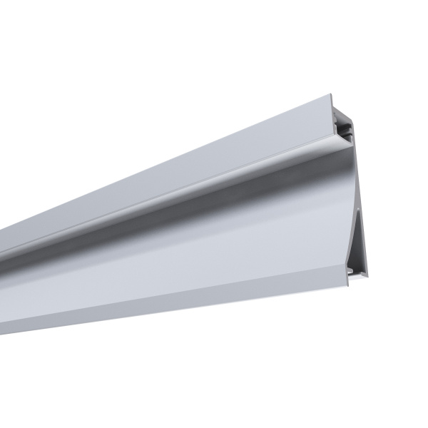 08-42 Профиль алюминиевый для светодиодной ленты, встраиваемый, серебро, 68х14мм, 2м, шир. ленты до 10мм, индивидуальная упаковка (рассеива... APEYRON