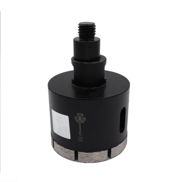 Коронка алмазная по керамограниту 68 мм Серебряная пайка GCB768 Trio-Diamond