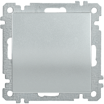 Выключатель 1-клавишный ВС10-1-0-Б 10А BOLERO серебряный IEK