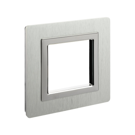 Рамка из алюминия, "Avanti", серая, 1 пост (2 мод.) DKC