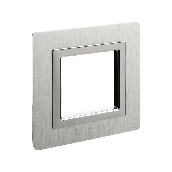 Рамка из алюминия, "Avanti", серая, 1 пост (2 мод.) DKC