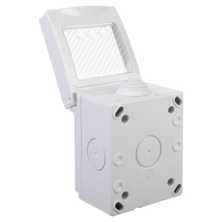 Коробка для настенного монтажа "Avanti", IP55, серая, 2 модуля DKC