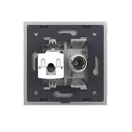 Розетка ТВ/КОМП RJ-45 Серая Livolo