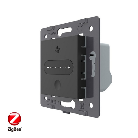 Регулятор вытяжки ZigBee, цвет черный (механизм) Livolo