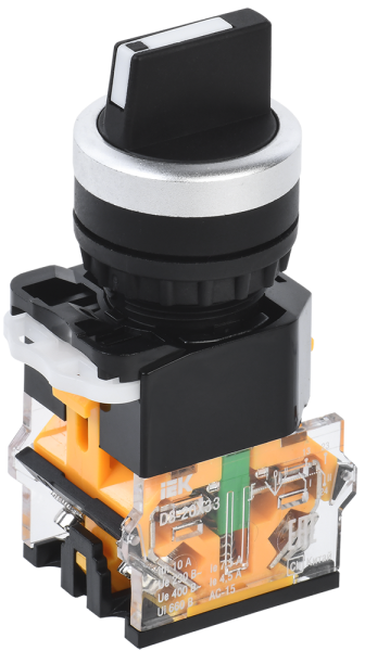 Переключатель D8-20X33 на 3 положения 2з черный IEK