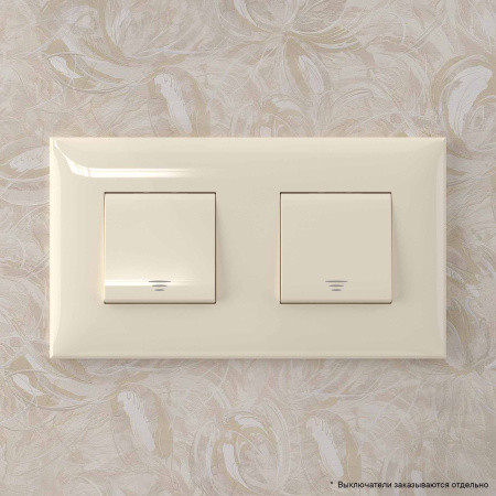 Рамка "Avanti", "Ванильная дымка", 2 поста (4 мод.) DKC