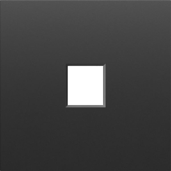 Donel S08 черный графит накладка 1-я для розеток RJ45,TV,SAT,HDMI, серия DB