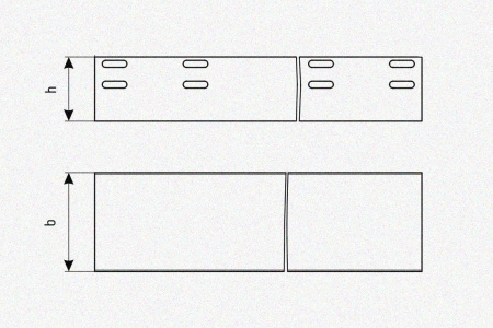 Лоток глухой ЛМГ 80х80х2000 УХЛ1, оцинкованный лист, S1,0