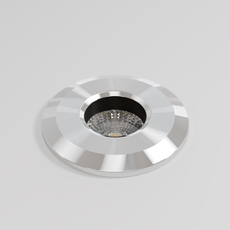 Встраиваемый светильник 1Вт 3000К Серебро IP67 Flash O044DL-L1S3K3 Outdoor Maytoni