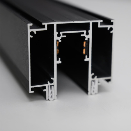 Шинопровод для монтажа в натяжной потолок 2м 48V FLUM черный NOVOTECH