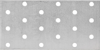 Пластина соединительная ПС-2.0, 60х120 х 2мм, ЗУБР