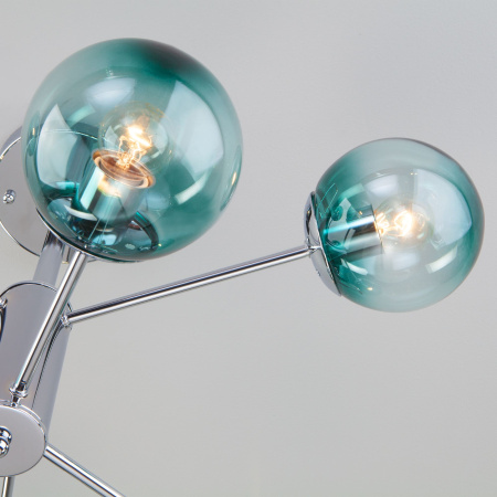 Потолочная люстра с плафонами 6*E27 60Вт хром IP20 (30166/6 хром) Eurosvet