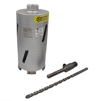 Коронка алмазная по бетону 82*150 мм Laser Deep Drill HD382 Hilberg