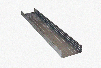 Лоток перфорированный ЛМ 50х50х2000 УТ1,5, оцинкованный лист, S1,2