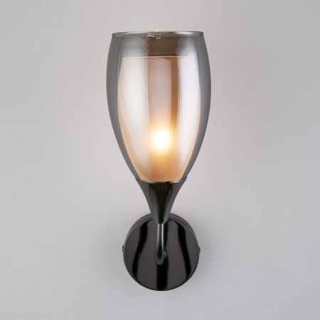 Настенный светильник 1*E14 15Вт чёрный жемчуг IP20 Cosmic (50285/1 черный жемчуг) Eurosvet