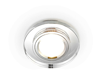 Встраиваемый потолочный точечный светильник 8060 CL хром MR16 D90 mm Ambrella Light
