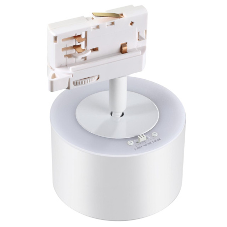 Трехф.трек.св-к с перекл.цв.темп.IP20 LED 3000К/4000К/6000К 12W вниз+3W вверх бел GIRO NOVOTECH