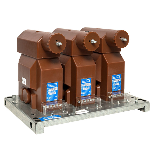 Трёхфазная группа трансформаторов напряжения НИОЛ-СТ-6-2МПУ1-100/V3/100/3-0,2/3Р-20ВА/100ВА У2 EKF