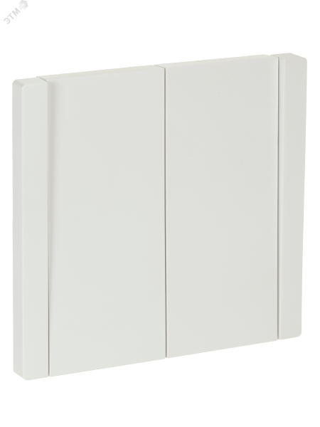 FORTE&PIANO Выключатель 2-клавишный 10А FP205 белый IEK