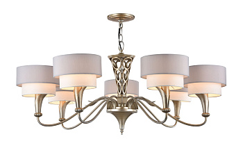 Люстра 7*E14 40Вт Серебро Антик IP20 Lillian H311-07-G Maytoni