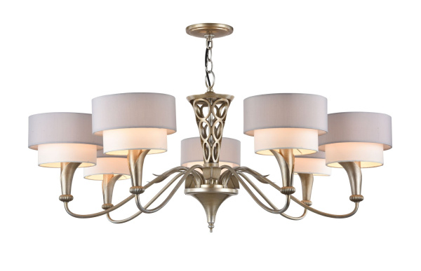 Люстра 7*E14 40Вт Серебро Антик IP20 Lillian H311-07-G Maytoni