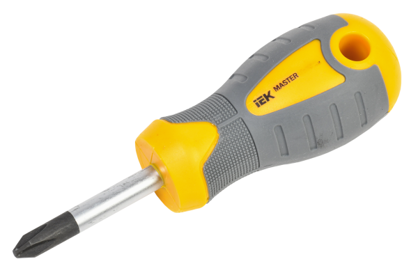 Отвертка крестовая MASTER Ph2х38мм IEK