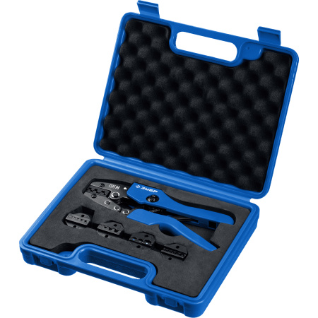 ПК-Н набор пресс-клещи, 5 матриц, в кейсе, Профессионал ЗУБР