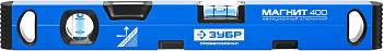 Уровень "Профессионал" "МАГНИТ" с перископом, фрезерован поверхность, 2 цельные противоудар ампулы, магнитный, 400мм ЗУБР