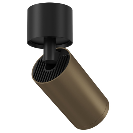 Потолочный светильник 1*GU10 10Вт Черный и Бронза матовая IP20 FOCUS S C050CL-1BBZ Technical
