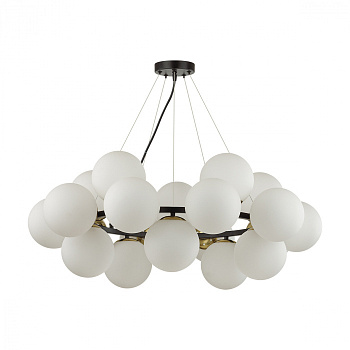 Люстра подвесная MELONA E14 20х40W 220V LN23 105 чёрный, белый, бронза LUMION