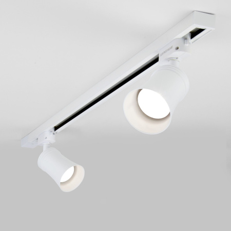 Трековый светильник для однофазного шинопровода 1*GU10 белый IP20 Vetro (a043141) Elektrostandard