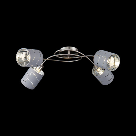 Потолочный светильник 4*E14 60Вт Никель IP20 Joell FR5001CL-04N Freya