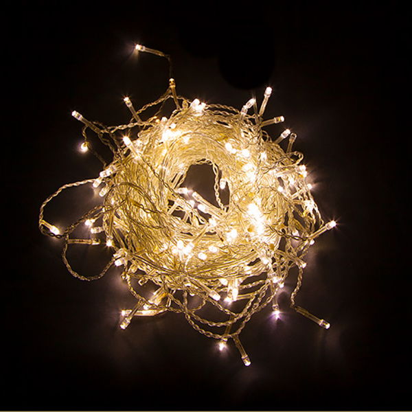 Св/д гирлянда Feron CL23 бахрома, статичная, 5,3м*0,7м + 3м 230V 2700К, прозр.шнур