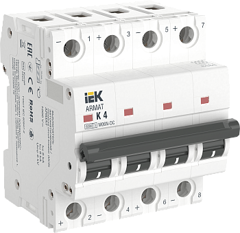 Выключатель автоматический ВА МОД M06N-DC 4П K 4А ARMAT IEK