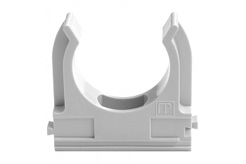 Крепеж-клипса для труб АБС-пластик в карт d16 мм (200шт/2000шт уп/кор) Промрукав