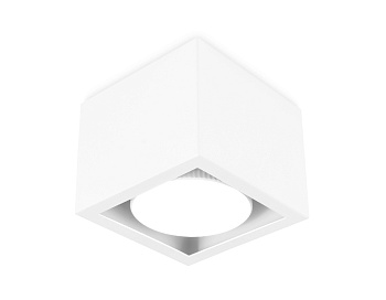 Точечный накладной светильник GX53 TN705 WH белый GX53 100*100*80 Ambrella Light