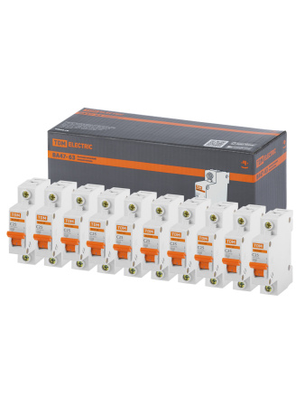 Выключатель автоматический ВА МОД ВА47-63 1П 25А 4,5кА С TDM