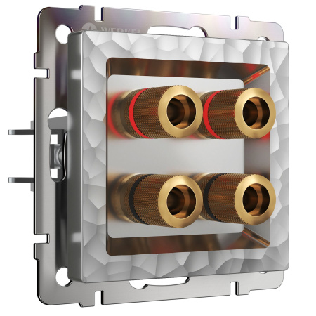 Акустическая розетка (серебряный) Hammer СУ IP20 Werkel