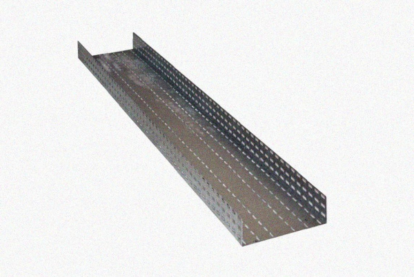 Лоток перфорированный ЛМ 500х100х2000 УТ1,5, оцинкованный лист S1,5