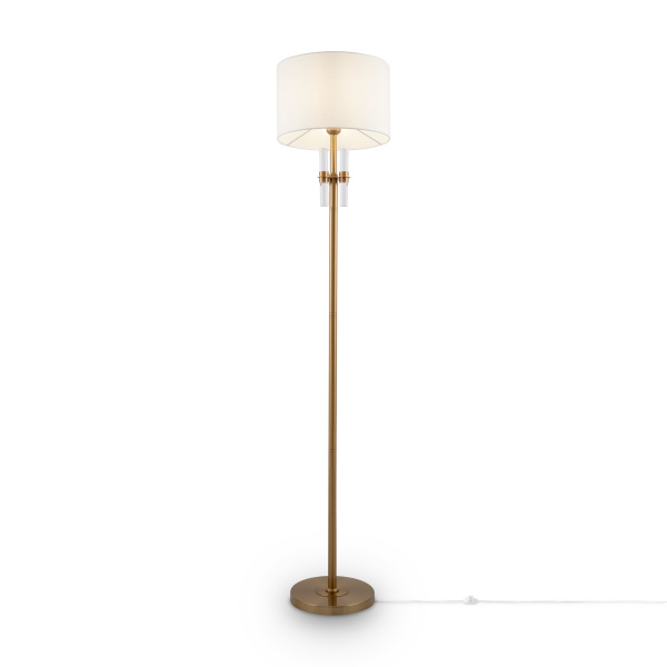 Напольный светильник (торшер) 1*E27 60Вт Латунь IP20 Lino FR5186FL-01BS Freya