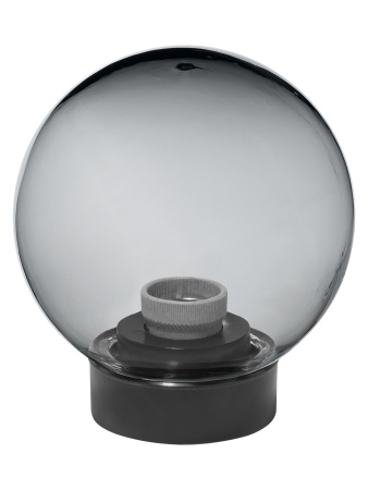 Светильник НТУ 03- 60-162 шар d=160 мм IP54 (дымчатый ПММА, основание плоское ПК, Е27) TDM