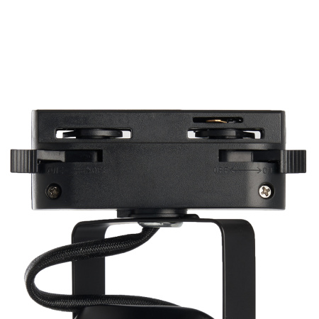 Светильник Feron AL190 трековый однофазный на шинопровод под лампу GU10, черный