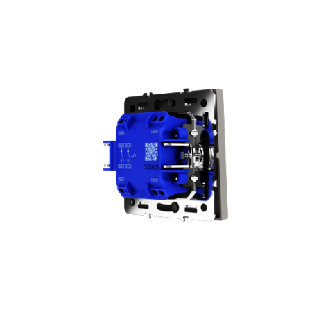 Выключатель встраиваемый Voltum S70 двухклавишный 10А, (кашемир)