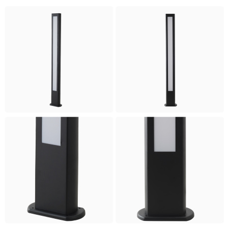 31-13 Светильник светодиодный, напольный, 22Вт, 230В, 1540лм,3000К, IP54, 100х50х1000мм, чёрн, метал Apeyron